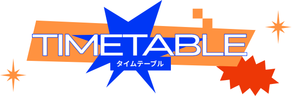 TIMETABLE タイムテーブル